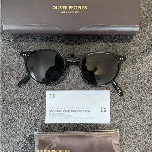 Oliver Peoples Black Polarized Glasses